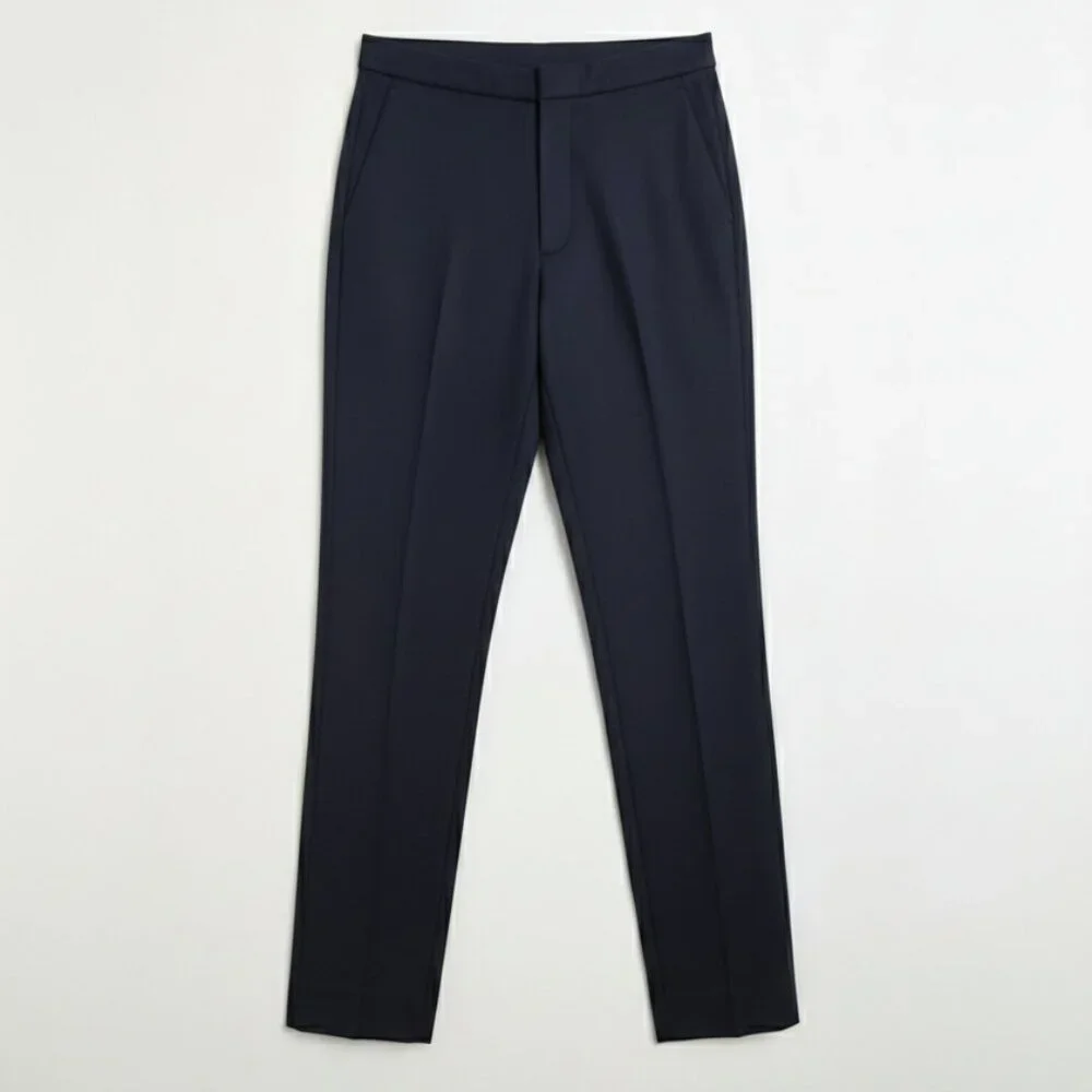 J. Crew Martie Pant in Dark Navy Blue 4 - Picture 2 of 6